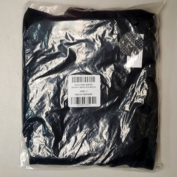 ❤️NWT VINTAGE TORRID BERMUDA BIKE SWIM SHORTS - POCKETS BIKINI BOTTOM PLUS SIZE - Picture 9 of 16